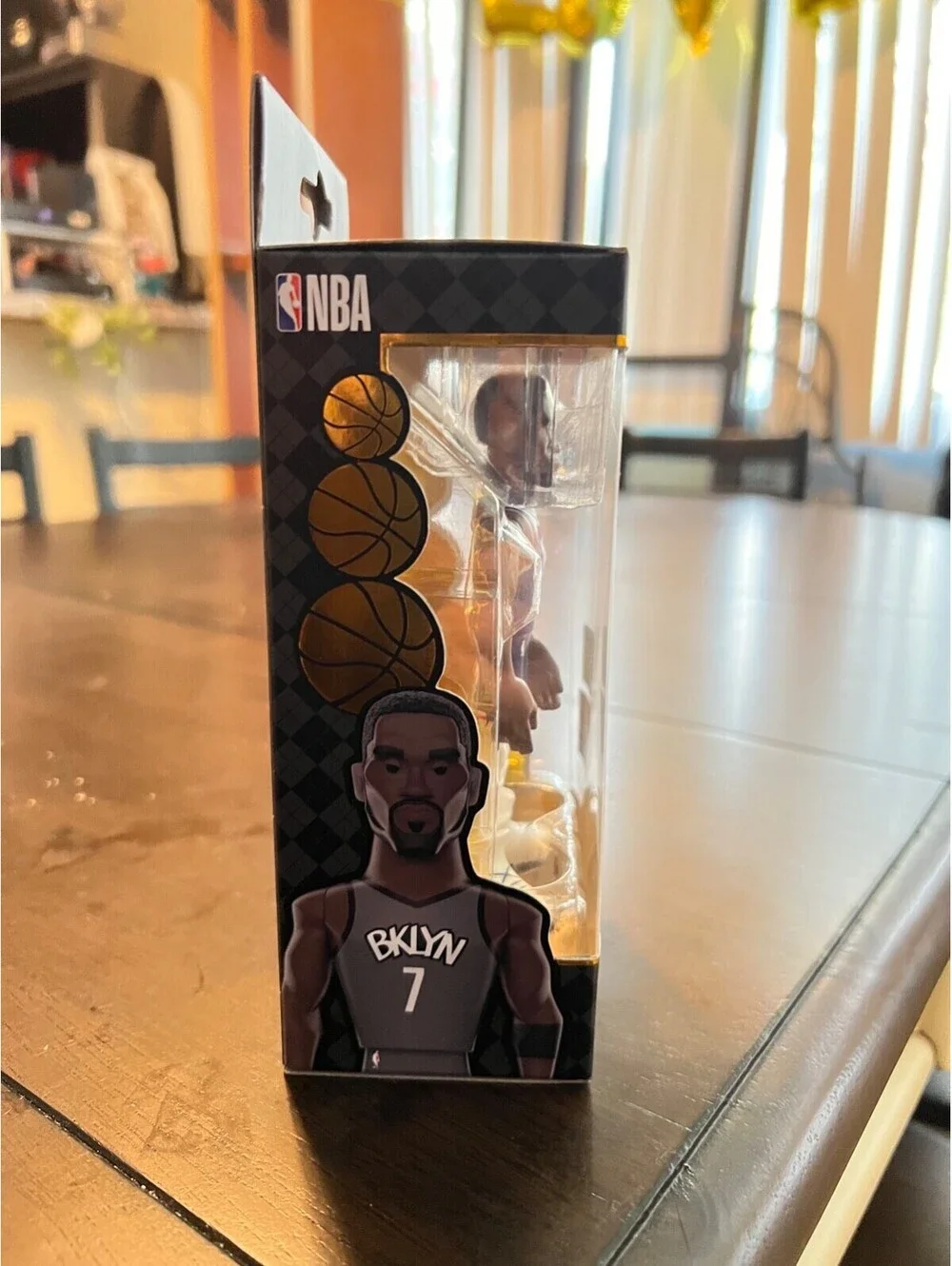 Chase Kevin Durant Funko Gold Brooklyn Nets #7 Nba Basketball Nyc Grey Jersey